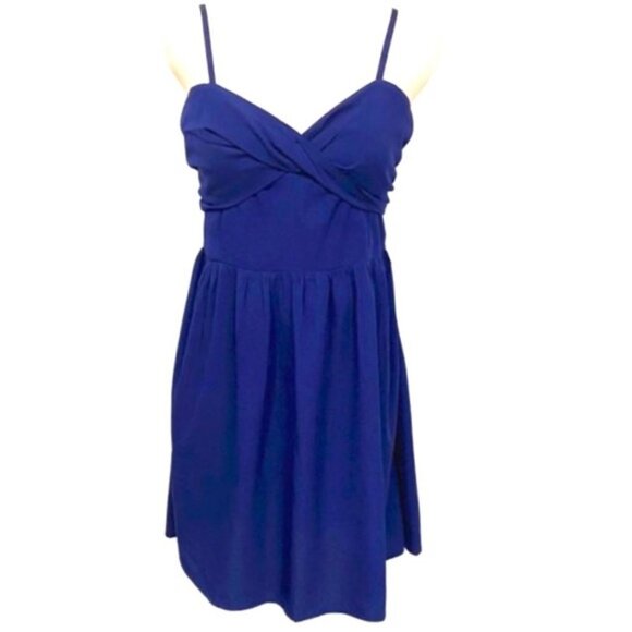Roxy "For Shore" sweetheart twist neck strappy mini slip dress. Women's XL - Picture 1 of 13